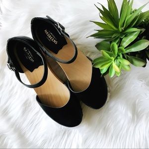 Swedish Hasbeens China Plateau Clog Sandals